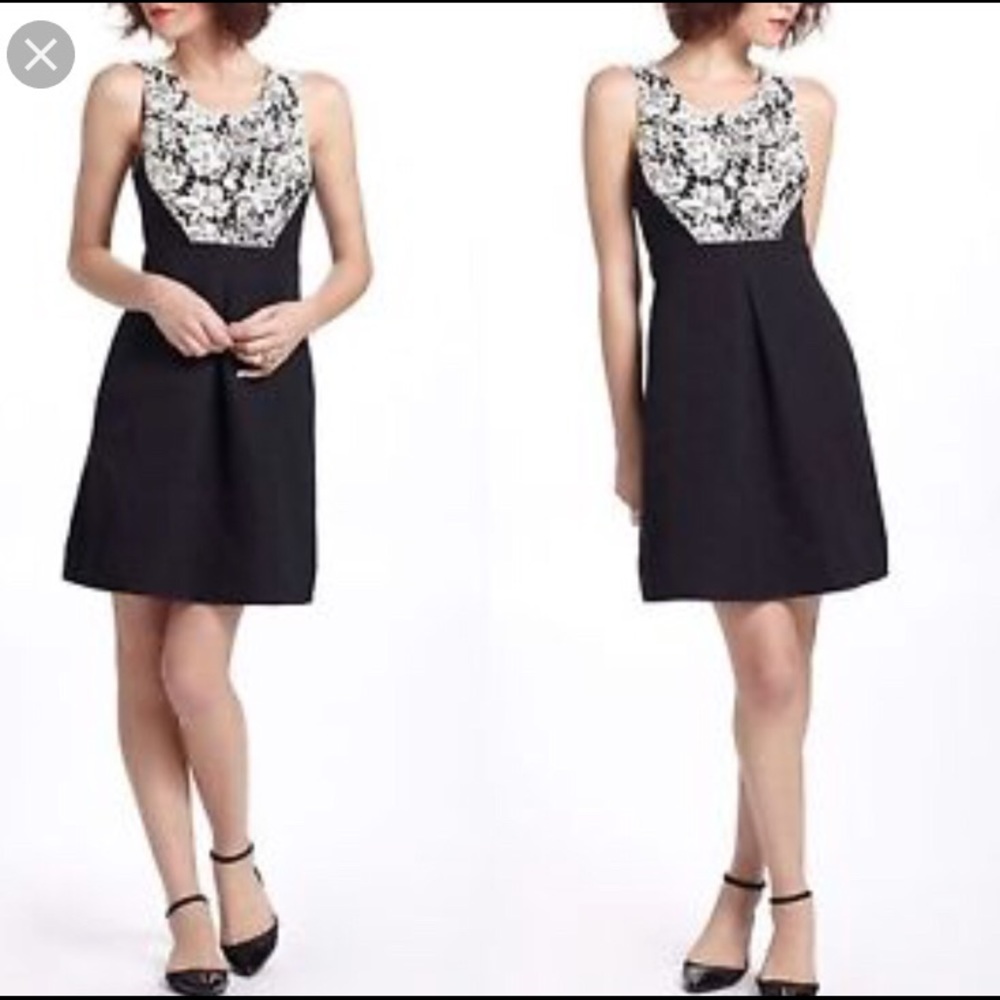 Anthropologie Moulinette Soeurs Shadow Lace Dress - Picture 2 of 8